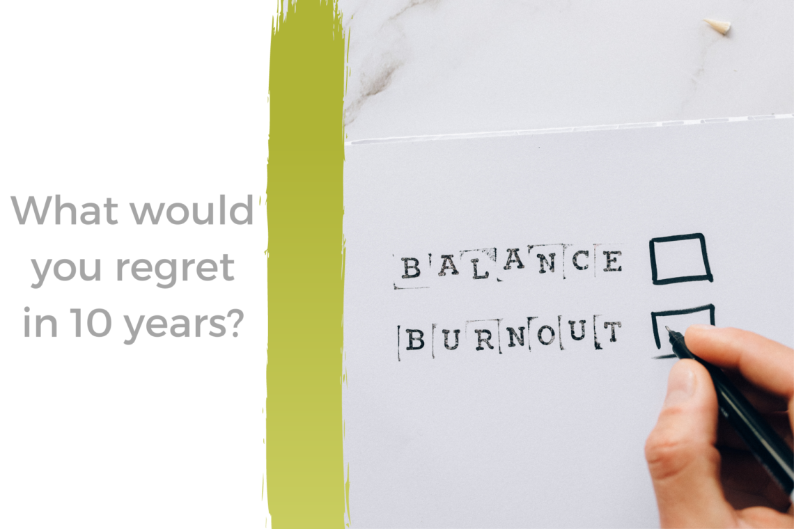 Burnout or balance?