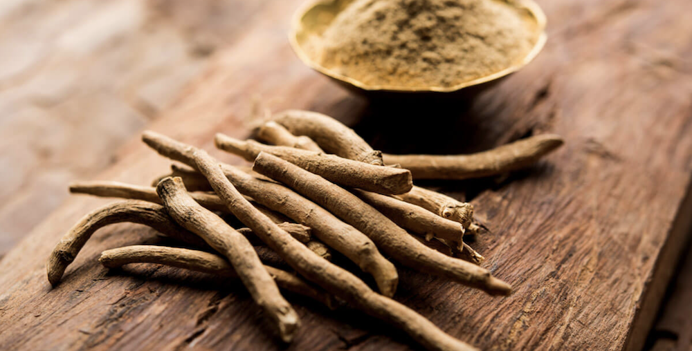 Ashwagandha root adaptogenic herb